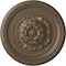 Ekena Millwork Palmetto Ceiling Medallion, Hand-Painted Warm Silver, 11 1/2"OD x 1"P CM11PAWSS - alternate 1